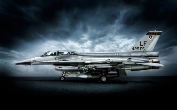 Photograph Blair Bunting F16 on One Eyeland